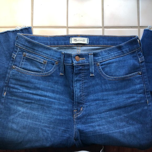 Madewell Cali-Demi Boot Dark Wash Jeans - Picture 3 of 6